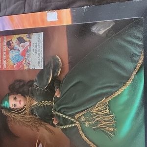 BARBIE AS Gone with the wind Scarlett O'Hara  in her green dress from drapes
